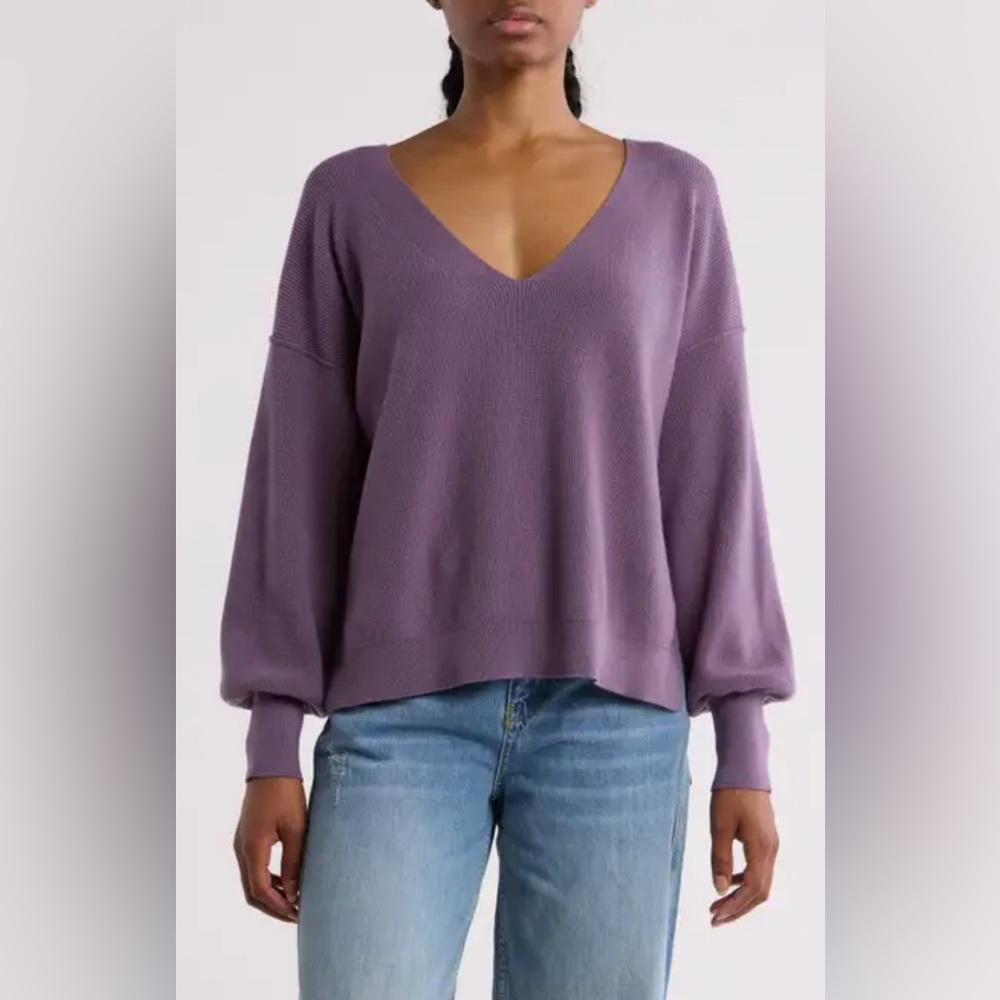 Abound Oversize V-Neck Pullover Sweater